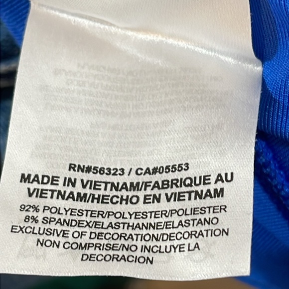 NIKE DRI-FIT Running Capri Royal Blue Size XS NEW - Picture 11 of 11